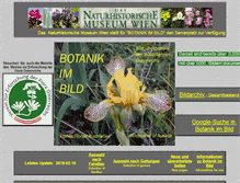 Tablet Screenshot of flora.nhm-wien.ac.at